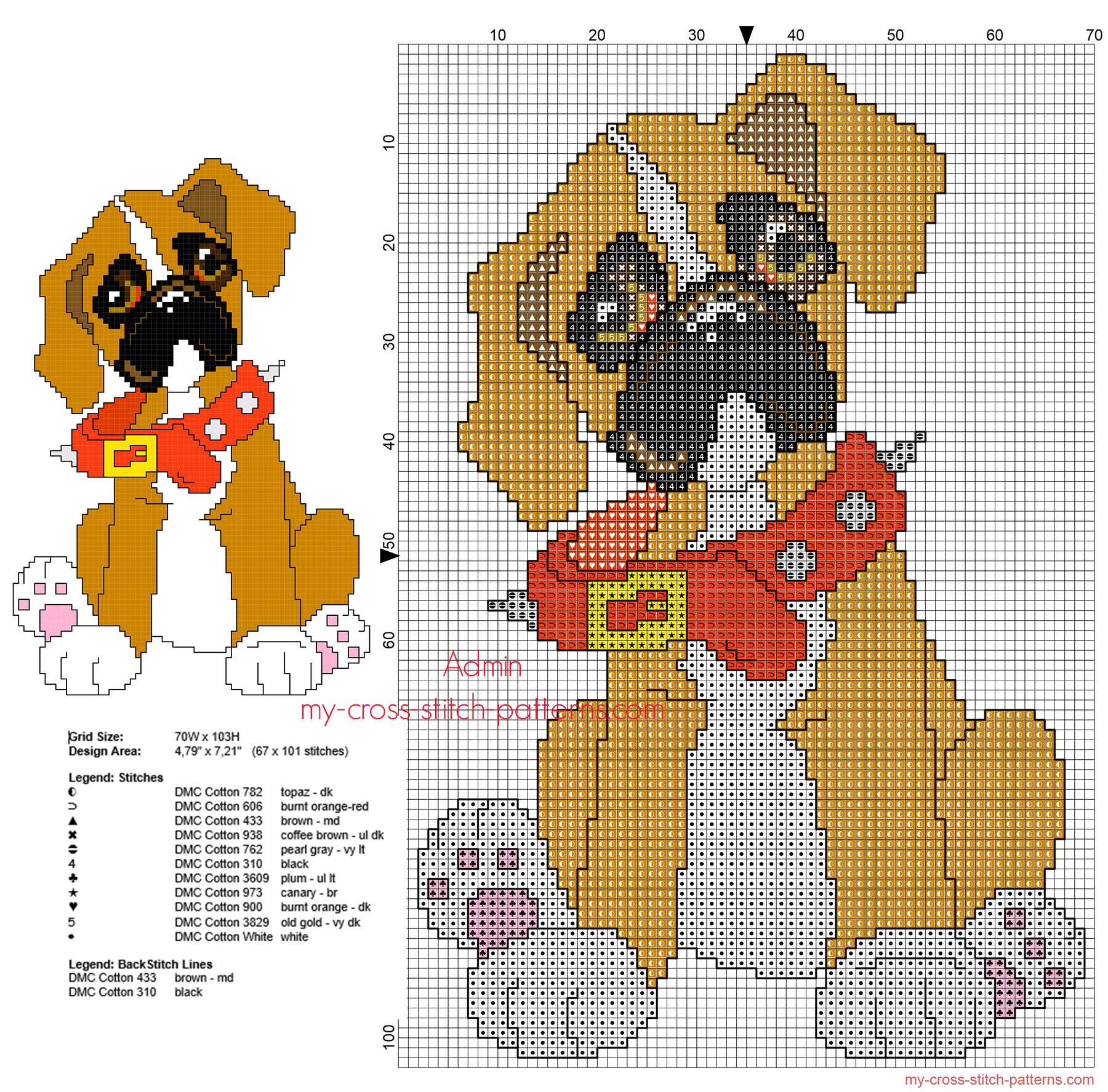 Boxer Dog Puppy Free Simple Cross Stitch Pattern Free Cross Stitch Patterns Simple Unique